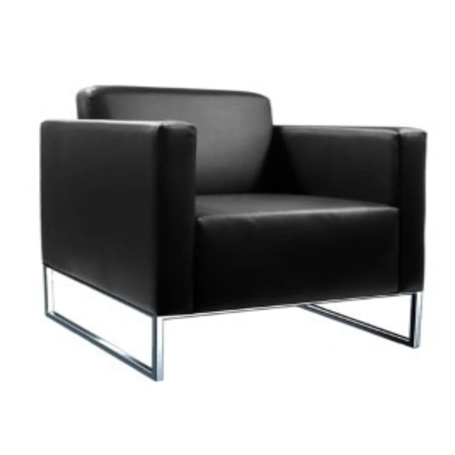 Sofá-sala de espera - black ii - individual